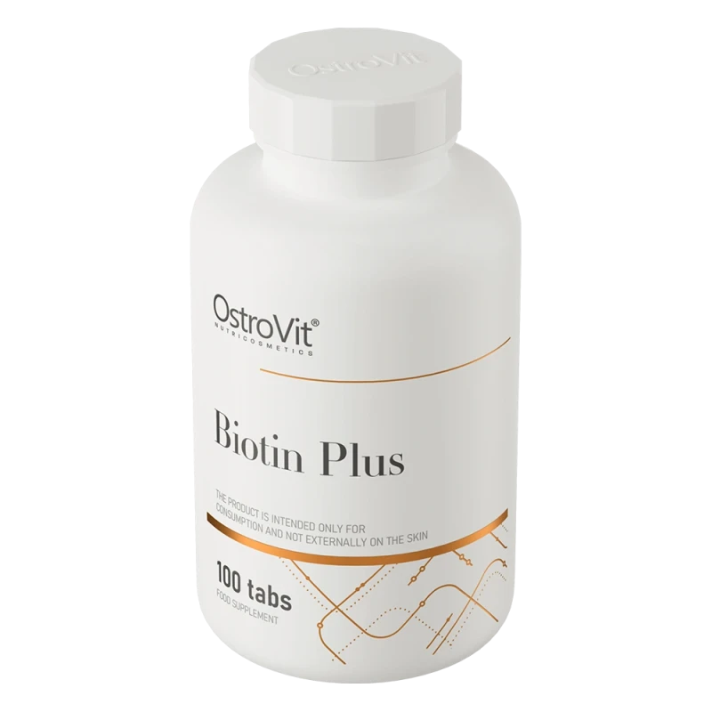 OstroVit Biotin Plus | Biotīns 2500 µg 100 Tabletes