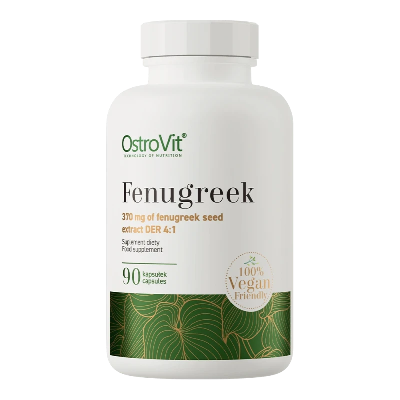 OstroVit Fenugreek VEGE | Grieķu Sierāboliņa Ekstrakts 370 mg 90 Kapsulas