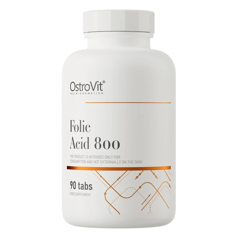OstroVit Folic Acid | Folskābe B9 Vitamīns 90 Tabletes