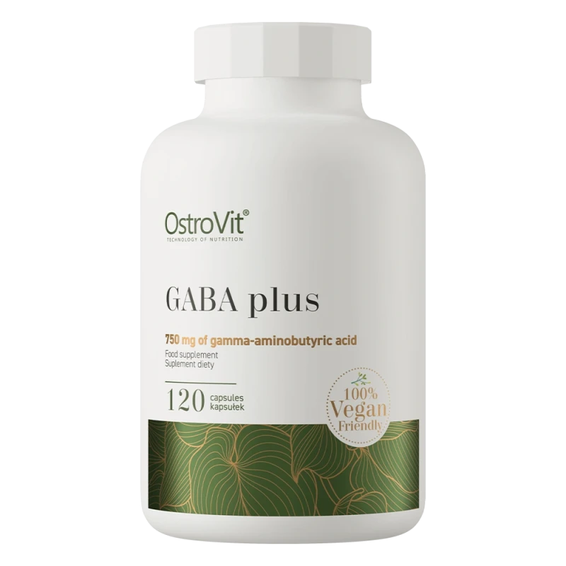 OstroVit GABA Plus VEGE | GABA 750 mg + Melatonīns 120 Kapsulas