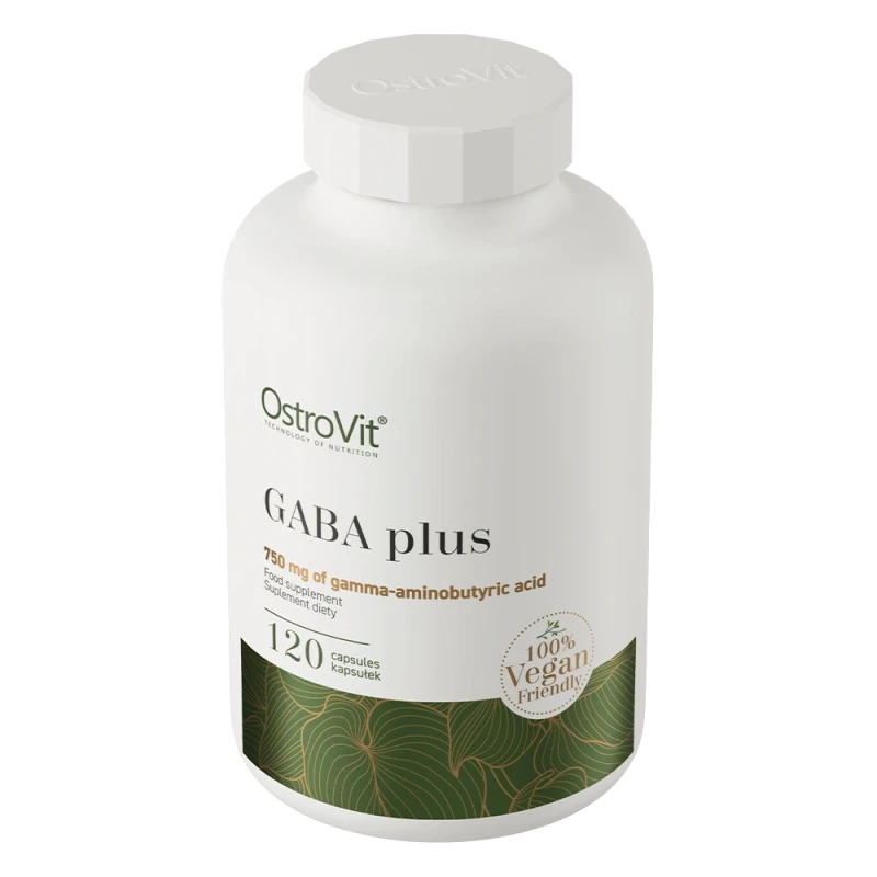 OstroVit GABA Plus VEGE | GABA 750 mg + Melatonīns 120 Kapsulas