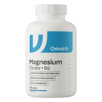 OstroVit Magnesium Citrate 400 mg + B6 | Магний цитрат + B6 90 таблеток