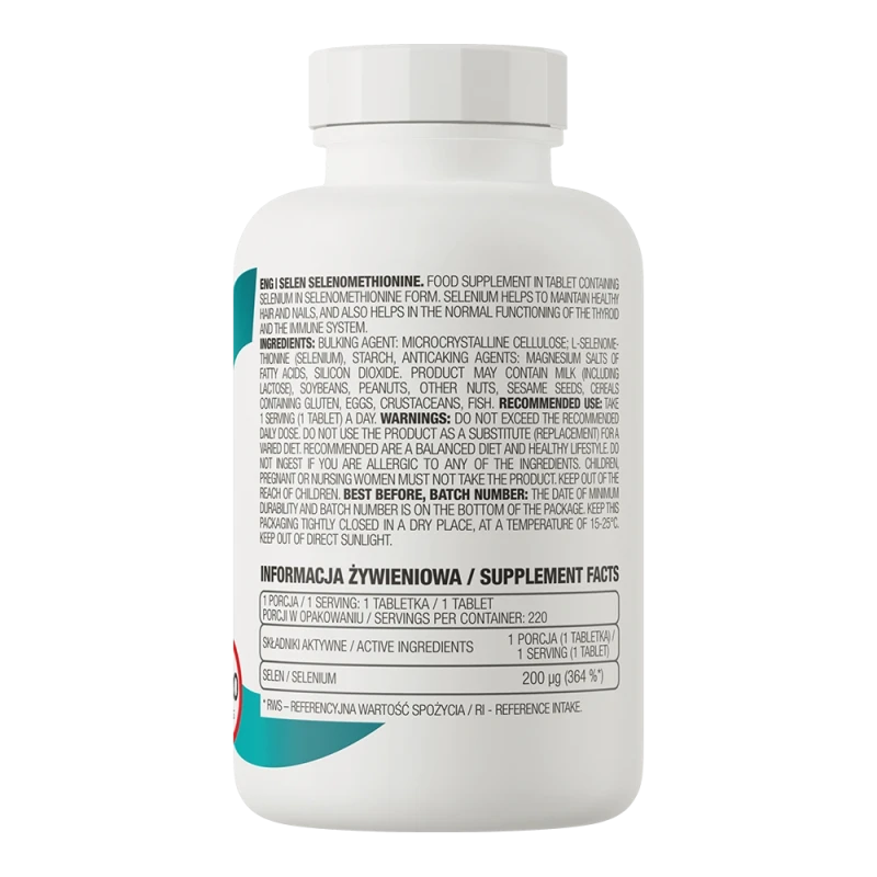 OstroVit Selenium | Селен 200 мкг 220 таблеток