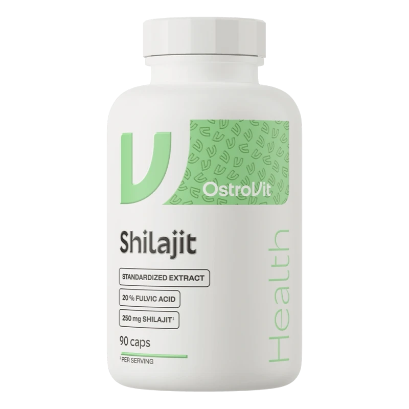 OstroVit Shilajit | Šiladžīts 250 mg 20% Fulvoskābes 90 Kapsulas