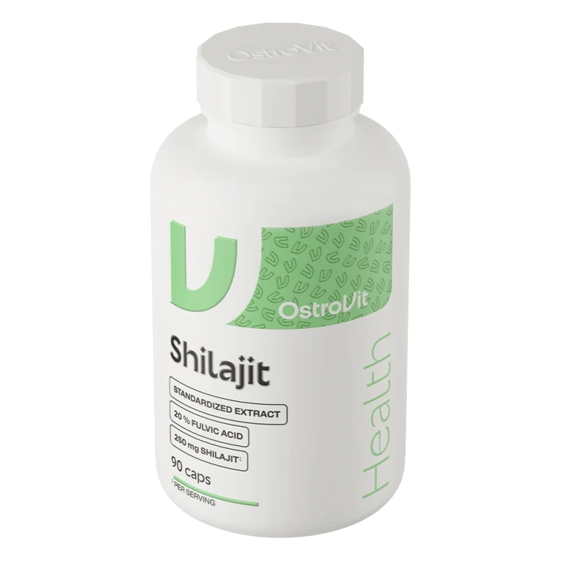 OstroVit Shilajit | Šiladžīts 250 mg 20% Fulvoskābes 90 Kapsulas
