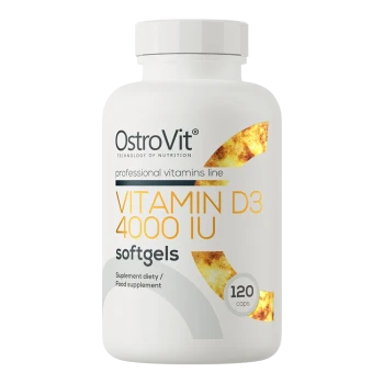 OstroVit Vitamin D3 4000 IU | D3 Vitamīns 120 Kapsulas