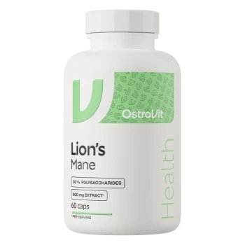 OstroVit Lion’s Mane VEGE | Ežu Dižadatenes Ekstrakts 60 kapsulas