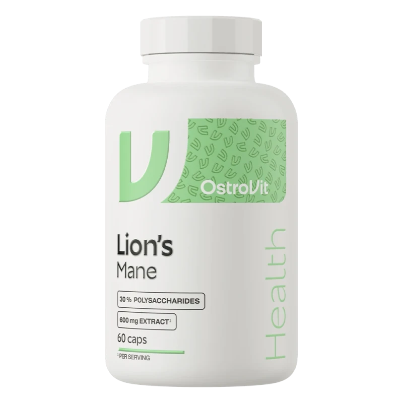OstroVit Lion’s Mane VEGE | Ežu Dižadatenes Ekstrakts 60 kapsulas