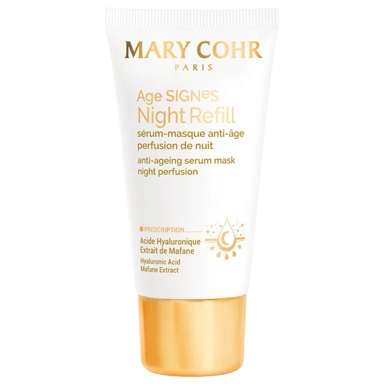 Mary Cohr Age SIGNeS Night Refill Mask | Intensīvi atjaunojoša nakts seruma-maska grumbu izlīdzināšanai un ādas piepildīšanai 50 ml