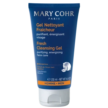 Mary Cohr Fresh Cleansing Gel | Atsvaidzinošs attīrošs sejas gēls vīriešiem 150 ml
