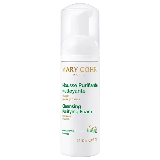 Mary Cohr Cleansing Purifying Foam | Attīrošas un sebumu regulējošas sejas putas taukainai ādai 150 ml