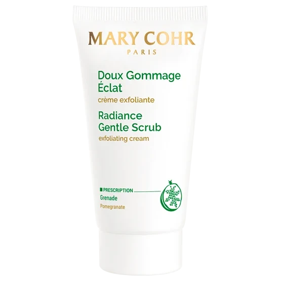 Mary Cohr Radiance Gentle Scrub | Maigs divkāršas iedarbības sejas skrubis ar enzīmiem 50 ml