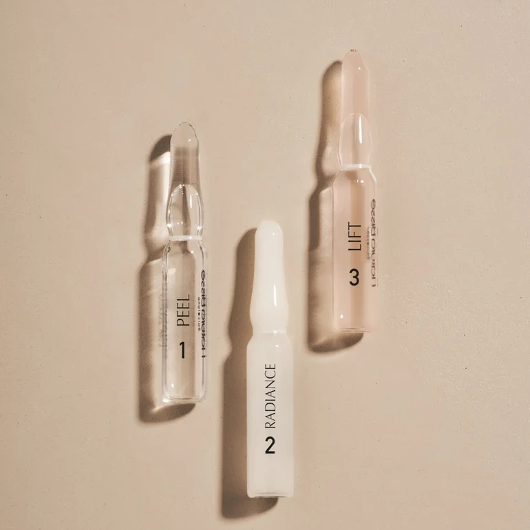 Natura Bissé Diamond Instant Glow | Trīs soļu ekspresliftinga ampulu procedūra 3 × 1.5 ml
