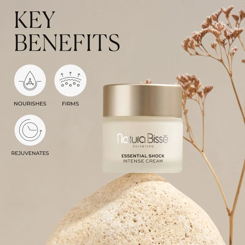 Natura Bissé Essential Shock Intense Cream | Intensīvi nostiprinošs pretnovecošanās krēms ļoti sausai ādai 75 ml