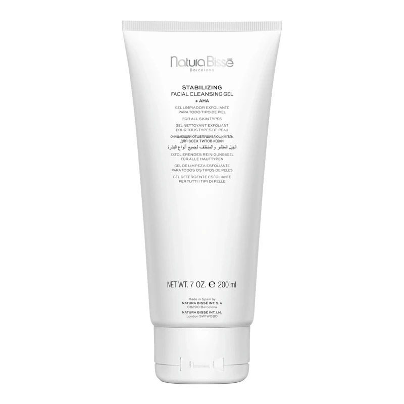 Natura Bissé Stabilizing Facial Cleansing Gel With AHA + PHA | Eksfoliējošs attīrošs sejas gēls ar AHA un PHA skābēm 200 ml