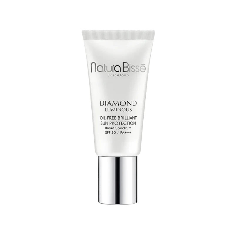Natura Bissé Diamond SPF 50 PA+++ Oil-Free Brilliant Sun Protection | Izgaismojošs tonējošs saules aizsargkrēms sejai SPF 50 PA+++ 30 ml
