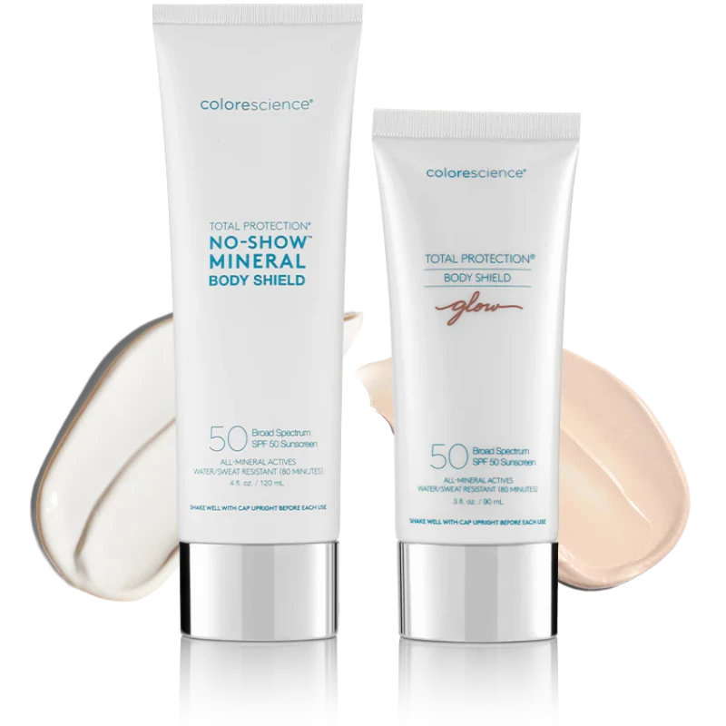Colorescience Total Protection® Body Shield Glow SPF 50 | Minerāls SPF līdzeklis ķermenim ar mirdzuma efektu 90 ml