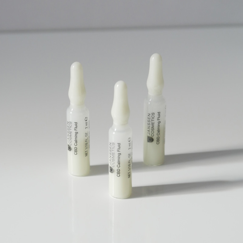 Janssen CBD Calming Fluid | Nomierinošas ampulas jutīgai ādai 7 x 2 ml