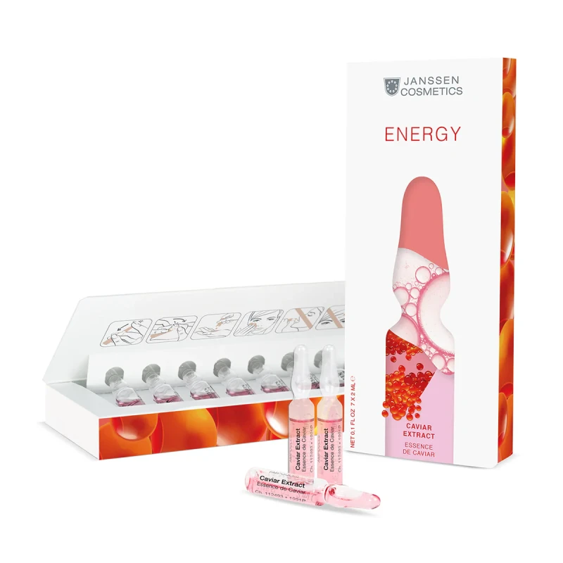 Janssen Caviar Extract Fluid | Kaviāra ampulas ādas atjaunošanai 7 x 2 ml