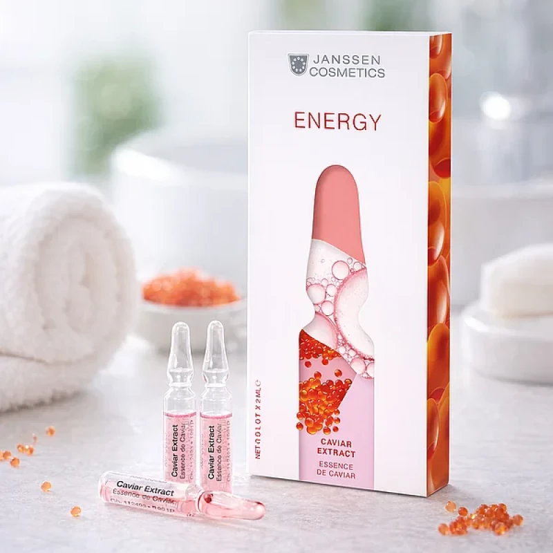 Janssen Caviar Extract Fluid | Kaviāra ampulas ādas atjaunošanai 7 x 2 ml