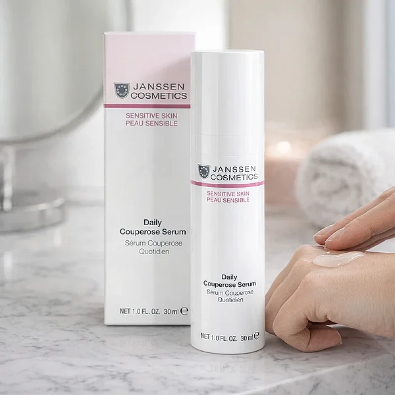 Janssen Cosmetics Daily Couperose Serum | Serums Jutīgai Ādai, 30 ml