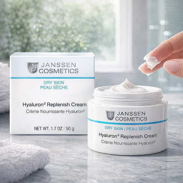 Janssen Cosmetics Hyaluron³ Replenish Cream | Восстанавливающий крем с гиалуроновой кислотой, 50 мл