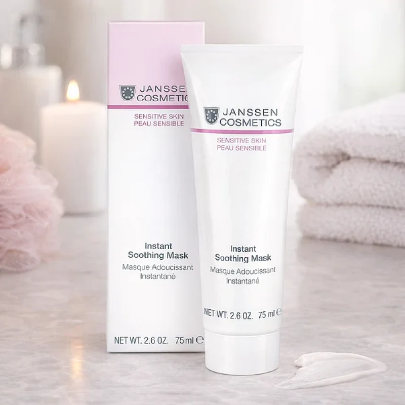 Janssen Cosmetics Instant Soothing Mask | Intensīvi Nomierinoša Sejas Maska, 75 ml