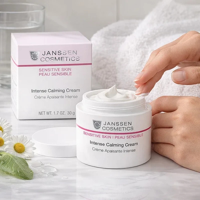 Janssen Cosmetics Intense Calming Cream | Intensīvi Nomierinošs Krēms Jutīgai Ādai, 50 ml