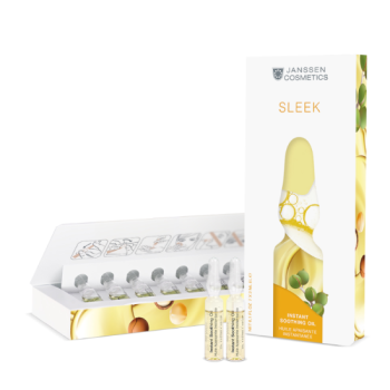 Janssen SLEEK Instant Soothing Oil | Успокаивающие ампулы с маслом для чувствительной кожи 7 x 2 ml