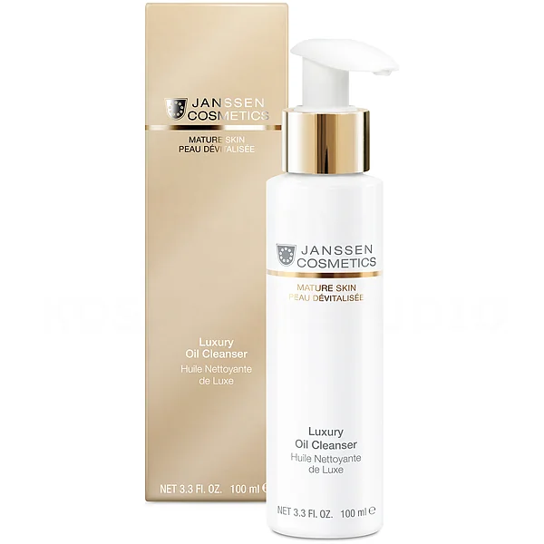 Janssen Cosmetics Luxury Oil Cleanser | Attīroša Sejas Eļļa ar Zeltainu Mirdzumu, 100 ml