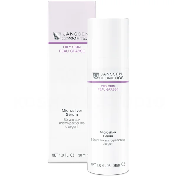 Janssen Cosmetics Microsilver Serum | Антибактериальная сыворотка с серебром, 30 мл