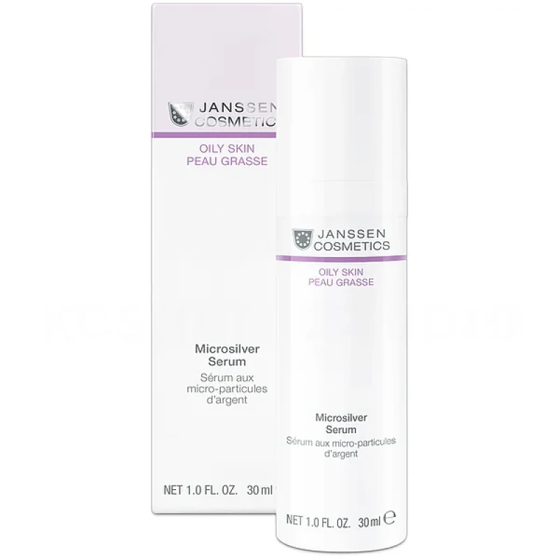 Janssen Cosmetics Microsilver Serum | Antibakteriāls Serums ar Sudrabu, 30 ml