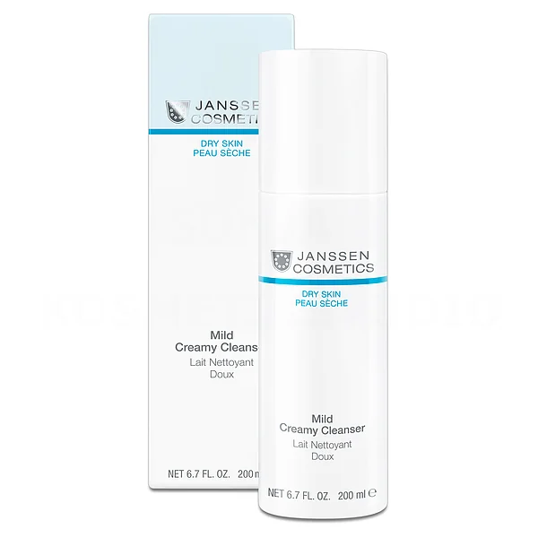 Janssen Cosmetics Mild Creamy Cleanser | Maigs Attīrošs Krēms Sejai, 200 ml
