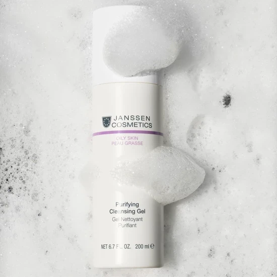 Janssen Cosmetics Purifying Cleansing Gel | Attīrošs Gels Taukainai Ādai, 200 ml