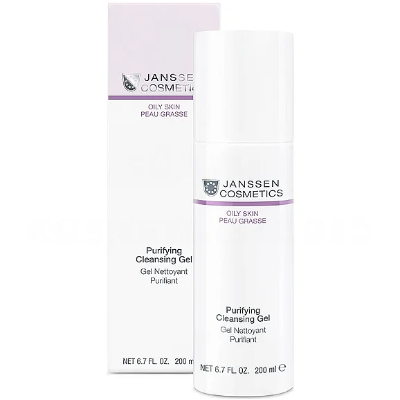 Janssen Cosmetics Purifying Cleansing Gel | Attīrošs Gels Taukainai Ādai, 200 ml