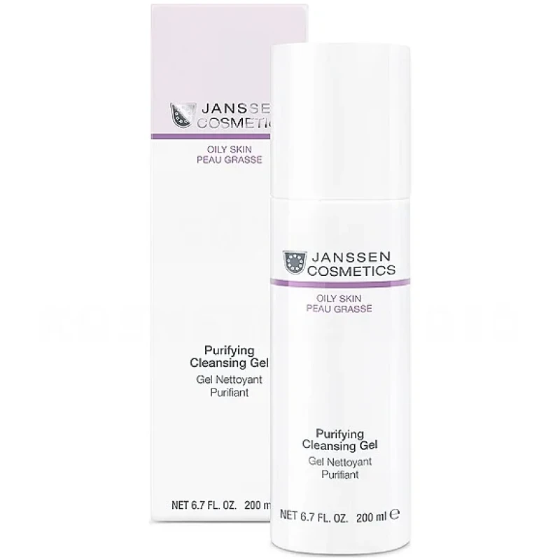 Janssen Cosmetics Purifying Cleansing Gel | Attīrošs Gels Taukainai Ādai, 200 ml