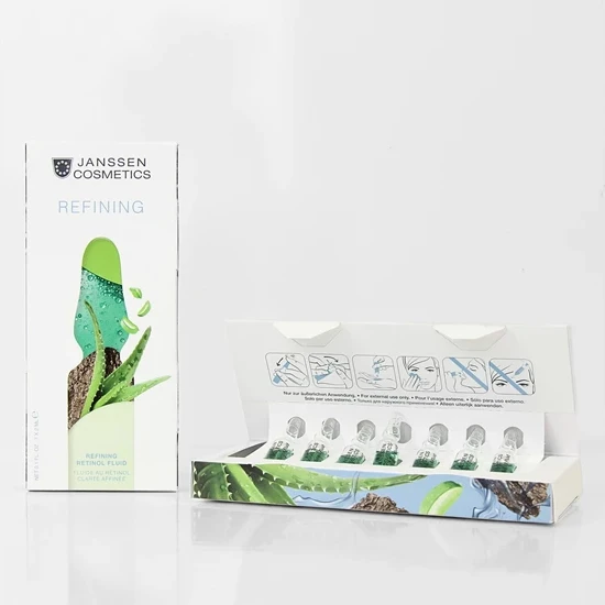 Janssen Refining Retinol Fluid | Ретинол в ампулах для проблемной кожи 7 x 2 ml