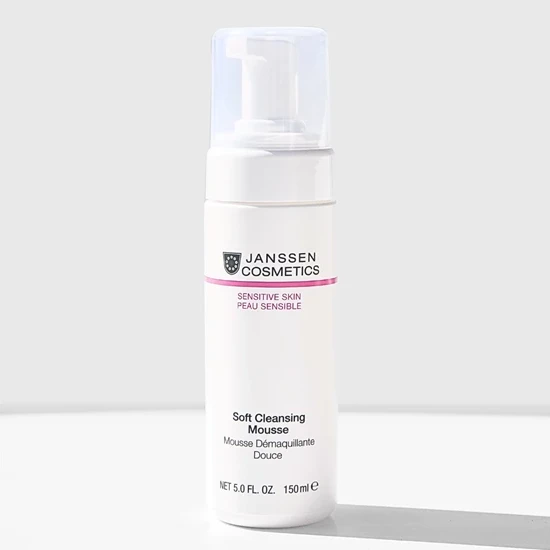 Janssen Cosmetics Soft Cleansing Mousse | Maigi Attīrošas Putas Jutīgai Ādai, 150 ml