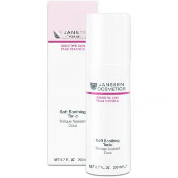 Janssen Cosmetics Soft Soothing Tonic | Nomierinošs Toniks Jutīgai Ādai, 200 ml