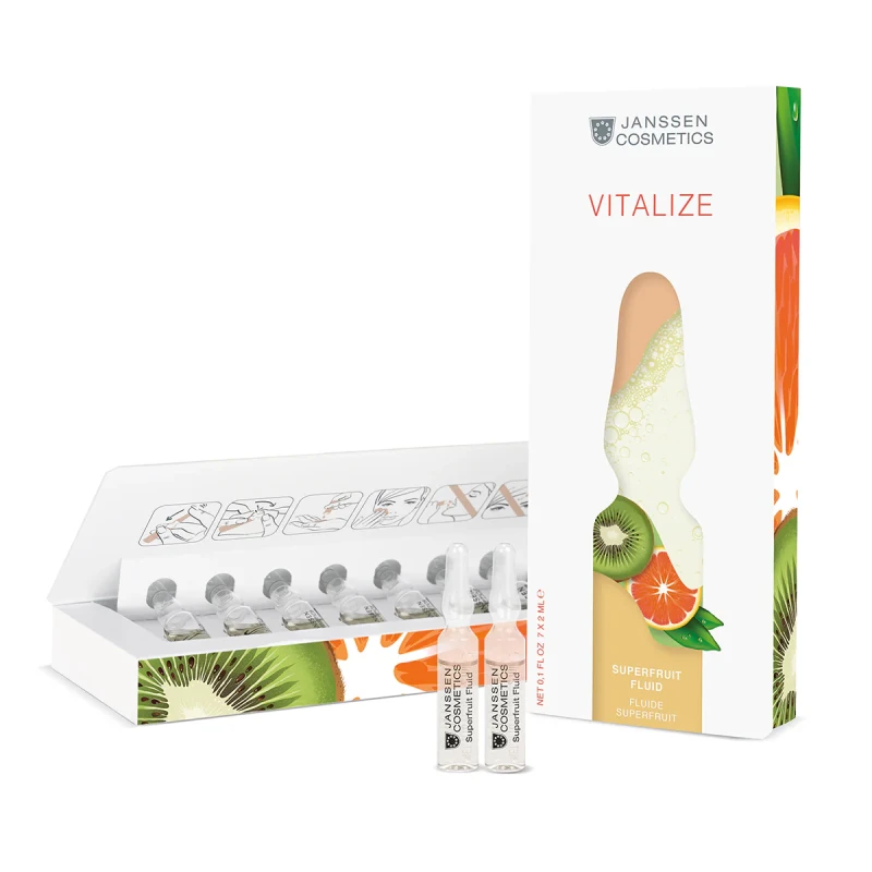 Janssen Superfruit Fluid | Antioksidantu ampulas ādas mirdzumam 7 x 2 ml
