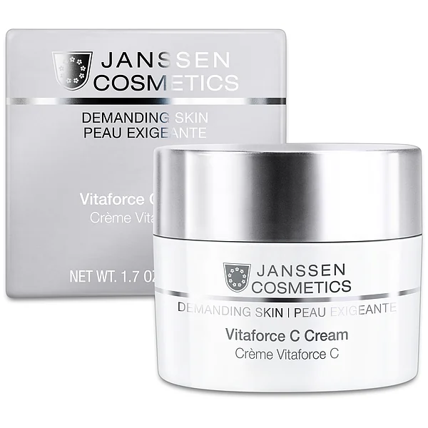 Janssen Cosmetics Vitaforce C Cream | Pretnovecošanās Krēms ar C Vitamīnu, 50 ml