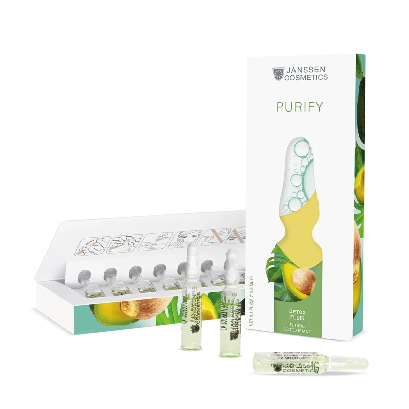 Janssen Detox Booster | Detox ampulas ādas mirdzumam 7 x 2 ml