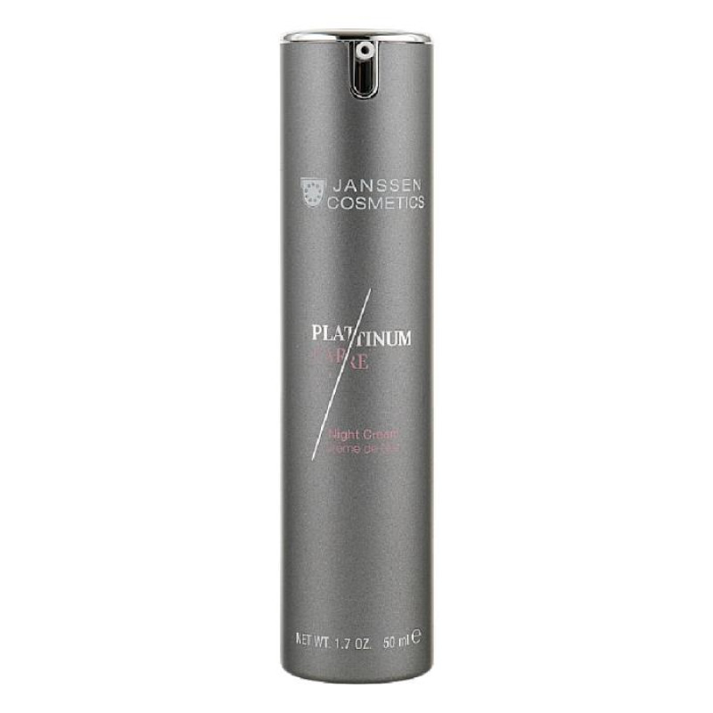 Janssen Cosmetics Platinum Care Night Cream | Premium Anti-age Nakts Krēms, 50 ml