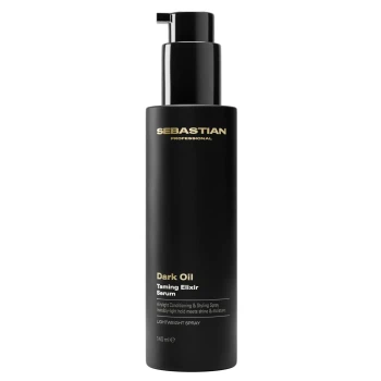 Sebastian Professional Dark Oil Taming Elixir Serum | Nogludinošs serums pūkošanās kontrolei un karstuma aizsardzībai 140 ml