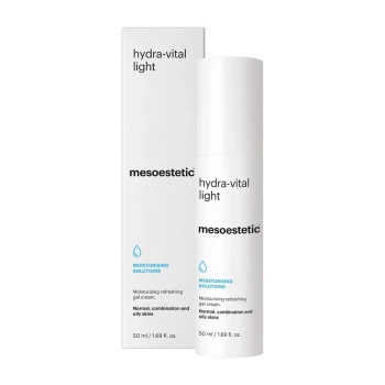 Mesoestetic hydra-vital light | Освежающий увлажняющий гель‑крем для нормальной, комбинированной и жирной кожи 50 мл
