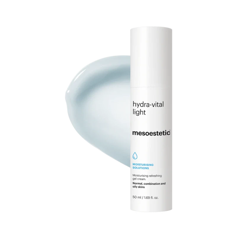 Mesoestetic hydra-vital light | Atsvaidzinošs mitrinošs gēlkrēms normālai, kombinētai un taukainai ādai 50 ml