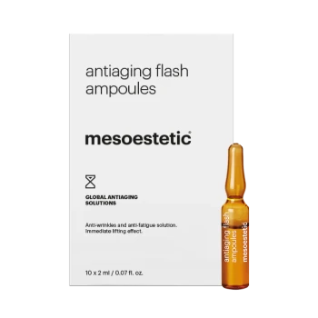 Mesoestetic antiaging flash ampoules | Pretnovecošanās ampulas ar tūlītēju liftinga efektu 10 × 2 ml