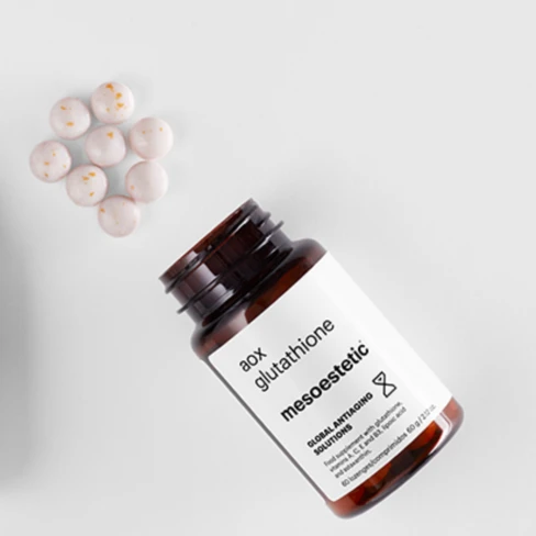 Mesoestetic aox glutathione | Биодобавка с глутатионом и антиоксидантами 60 таблеток