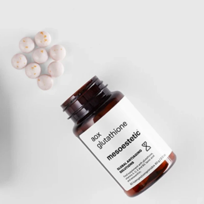 Mesoestetic aox glutathione | Uztura bagātinātājs ar glutationu un antioksidantiem 60 tabletes