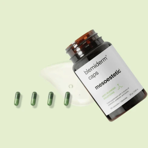 Mesoestetic blemiderm® caps | Биологически активная добавка для склонной к акне кожи 60 капсул